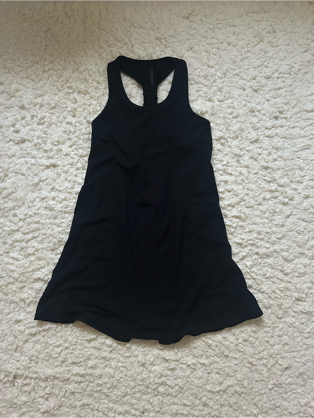 Black Racerback Swing Long tank top/ super tenny tiny Dress - Unbranded